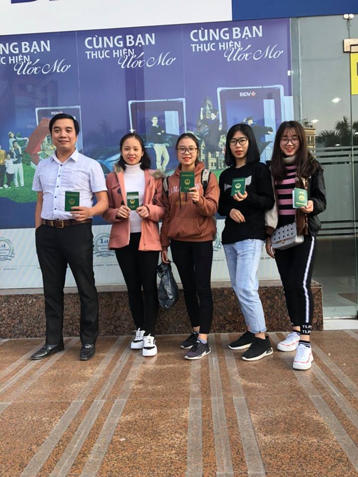 DANH SÁCH CÁC BẠN NHẬN VISA DU HỌC HÀN QUỐC T12/2018